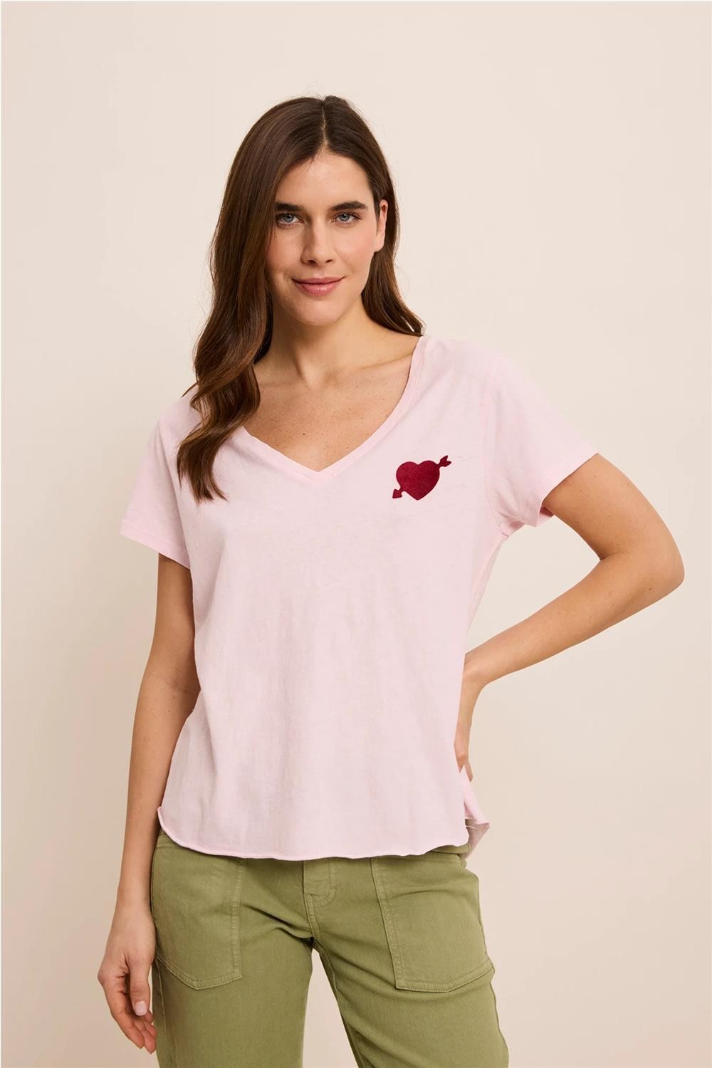 Camiseta de mujer corazón...