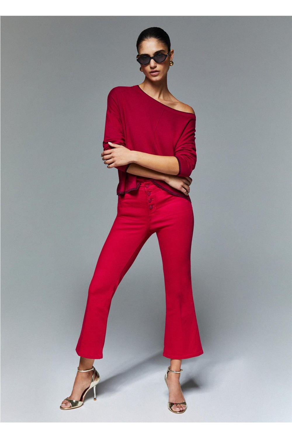 Pantalón de loneta de mujer...