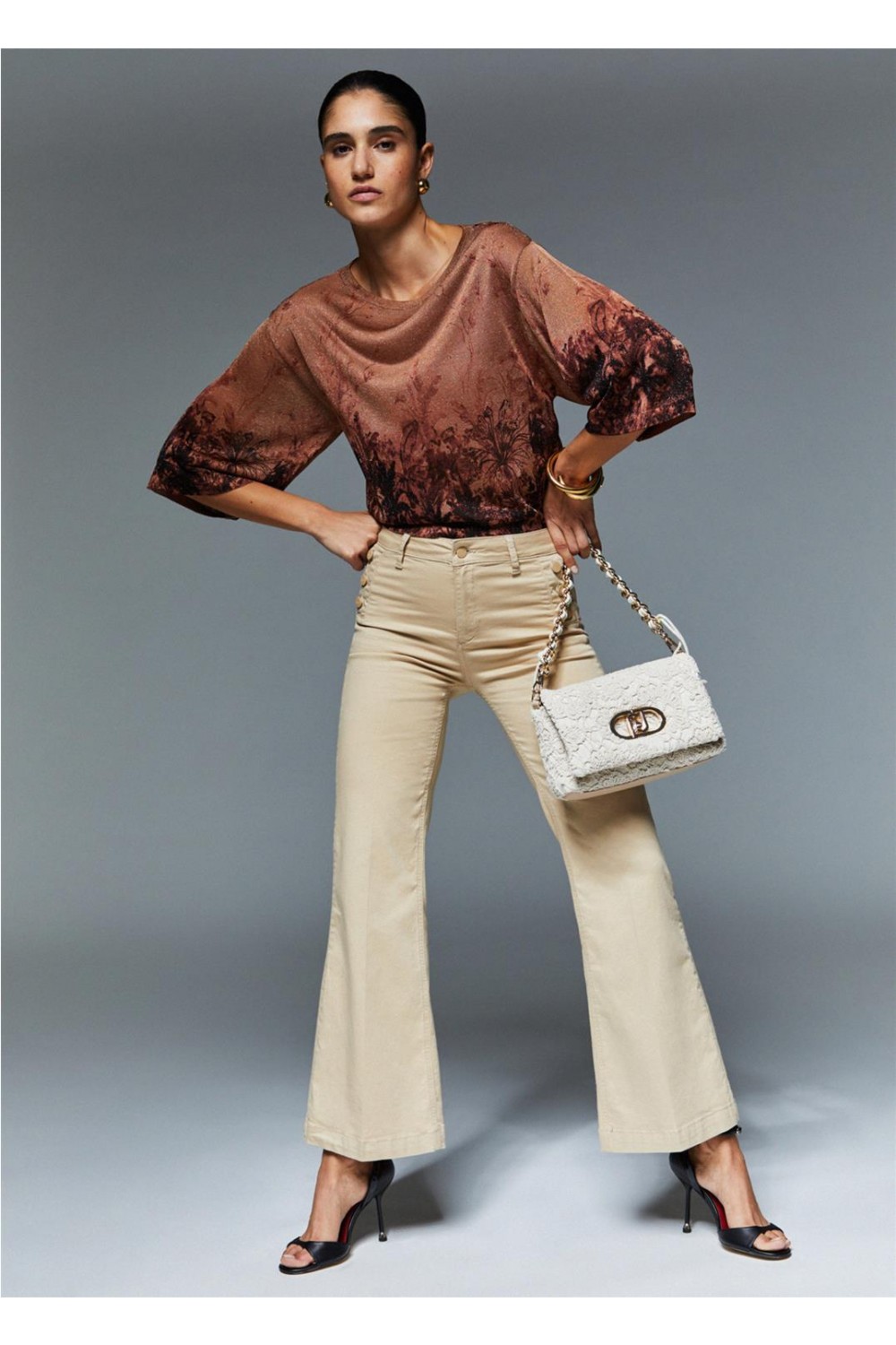 Pantalón de loneta de mujer...