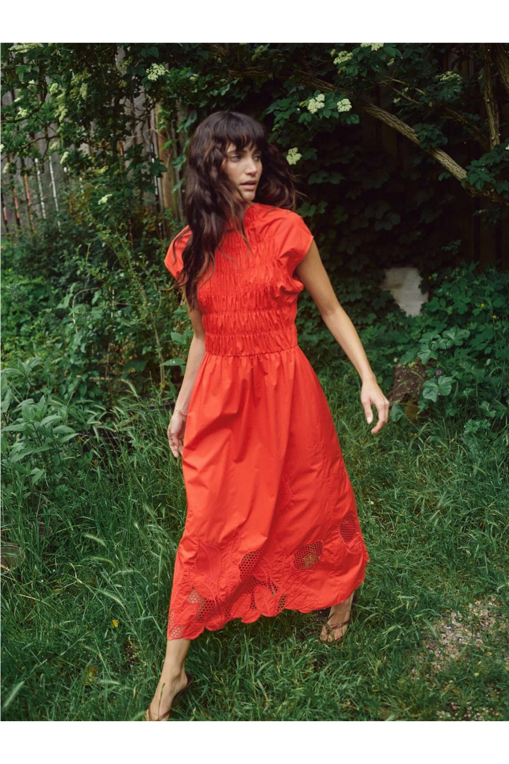 Vestido largo medio de...