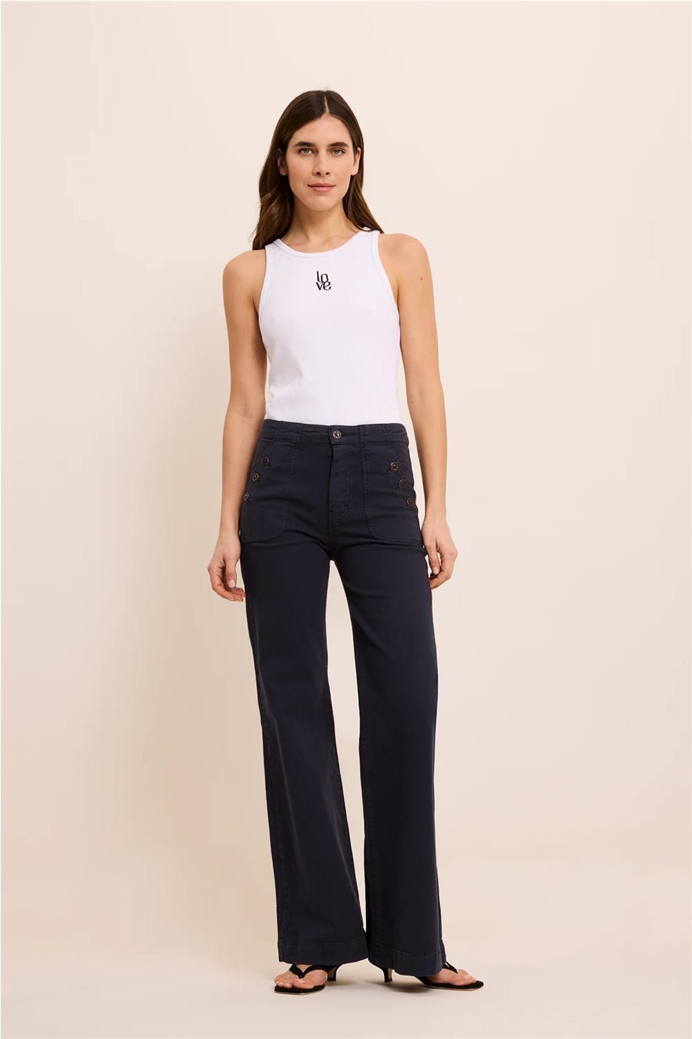 Pantalón de loneta de mujer...