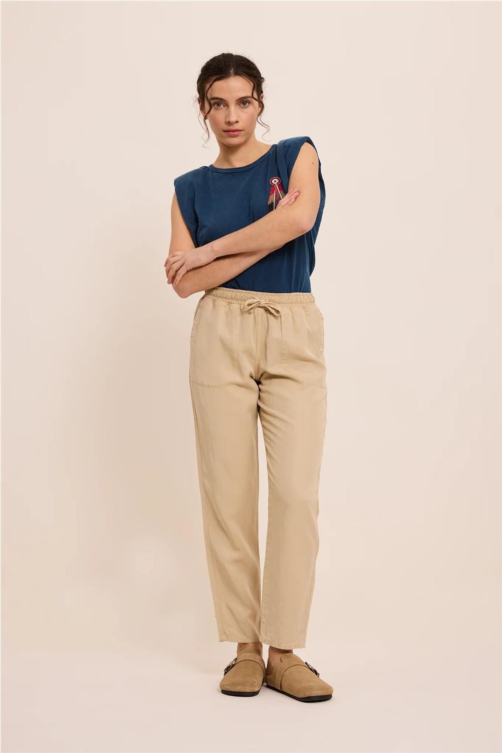 Pantalón de loneta de mujer...