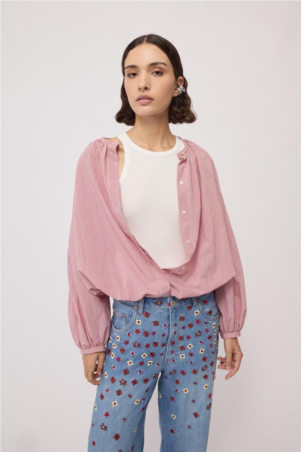 Camisa de mujer romántica... 2