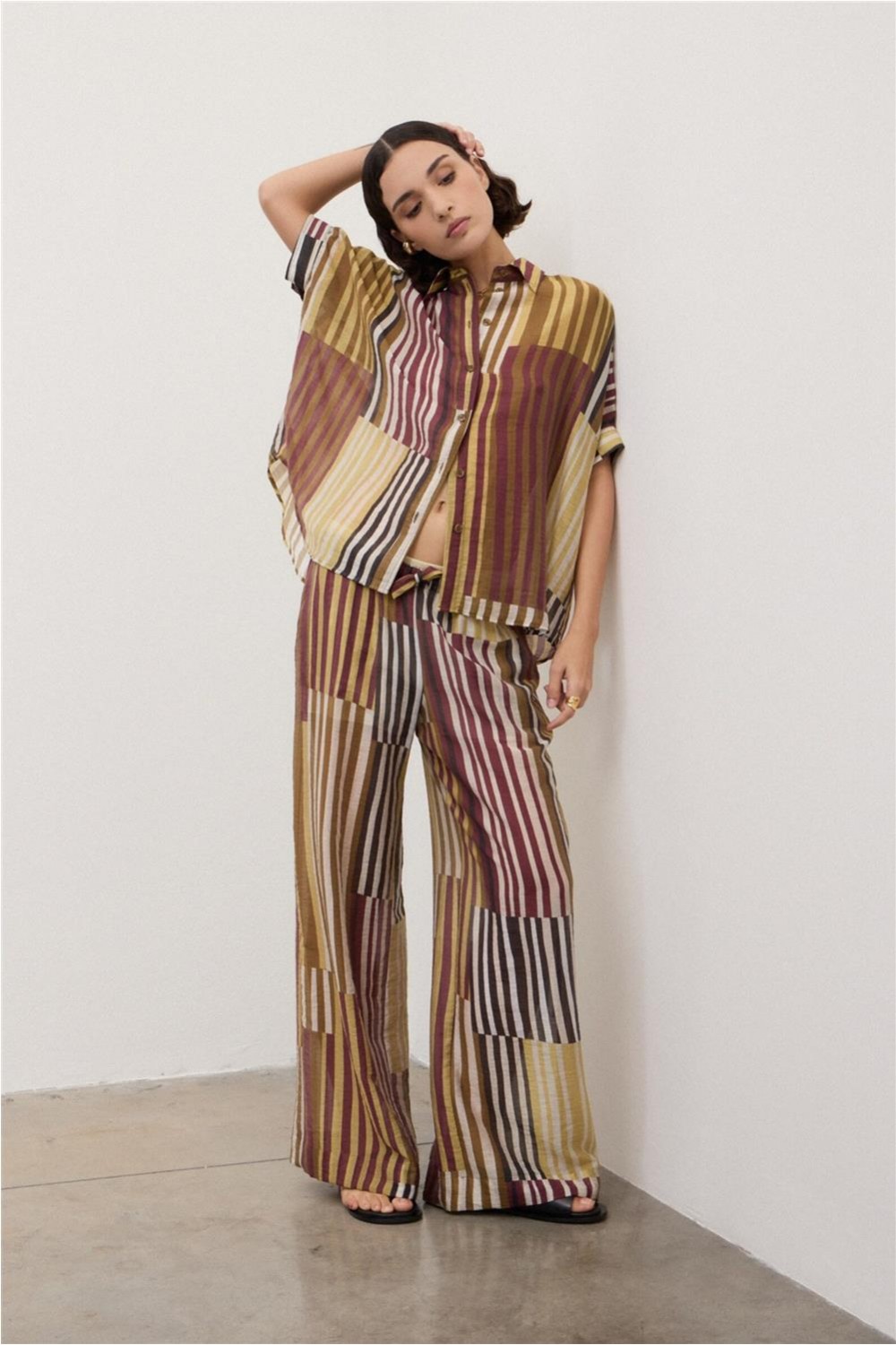 Camisa de mujer rayas Ottod...