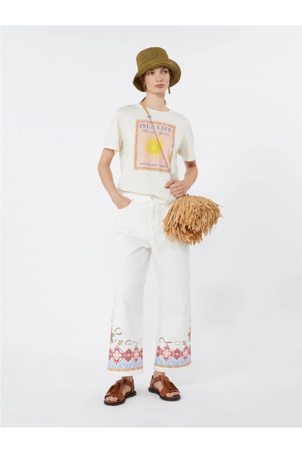 Pantalón de loneta de mujer...