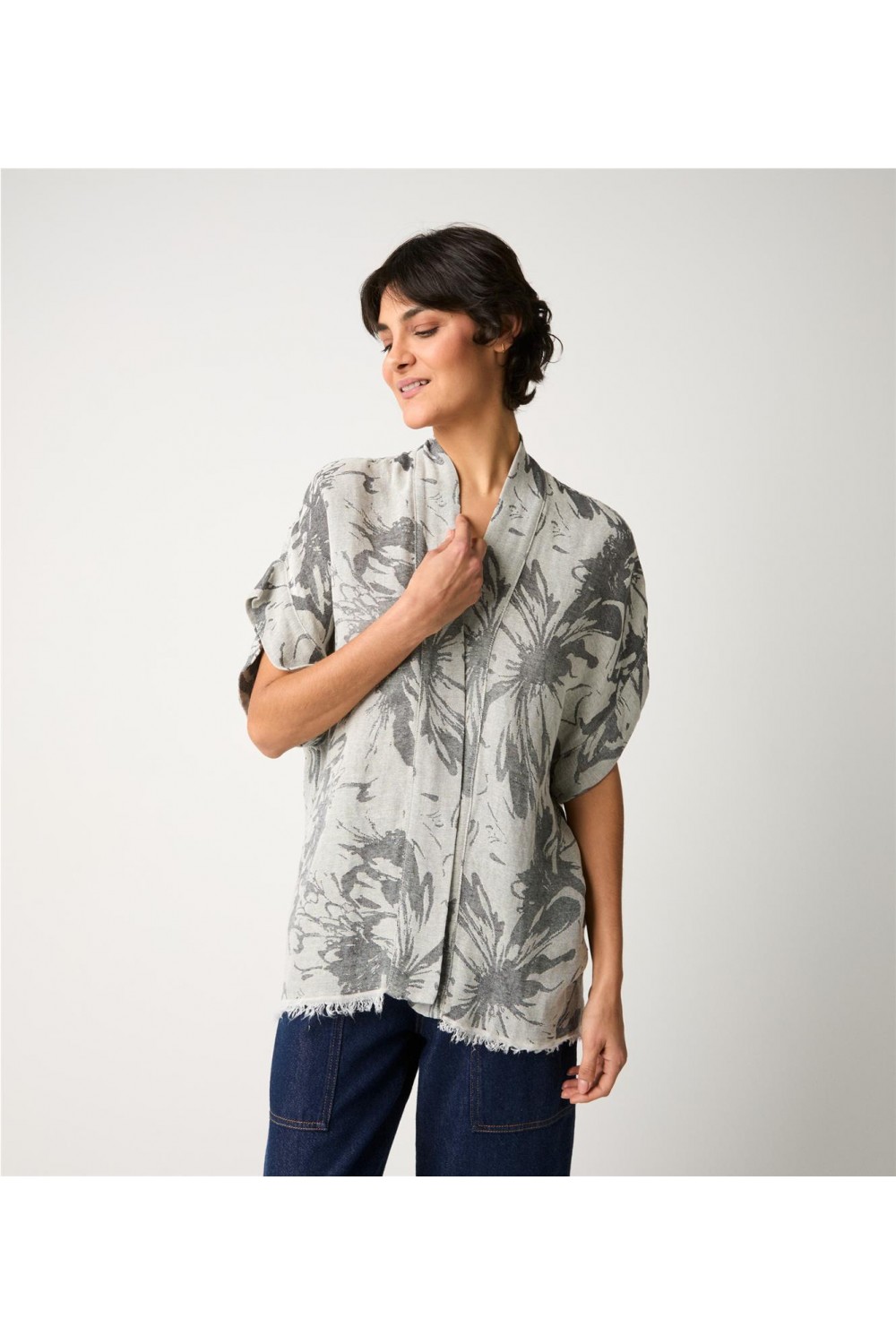 Chaqueta kimono de mujer...