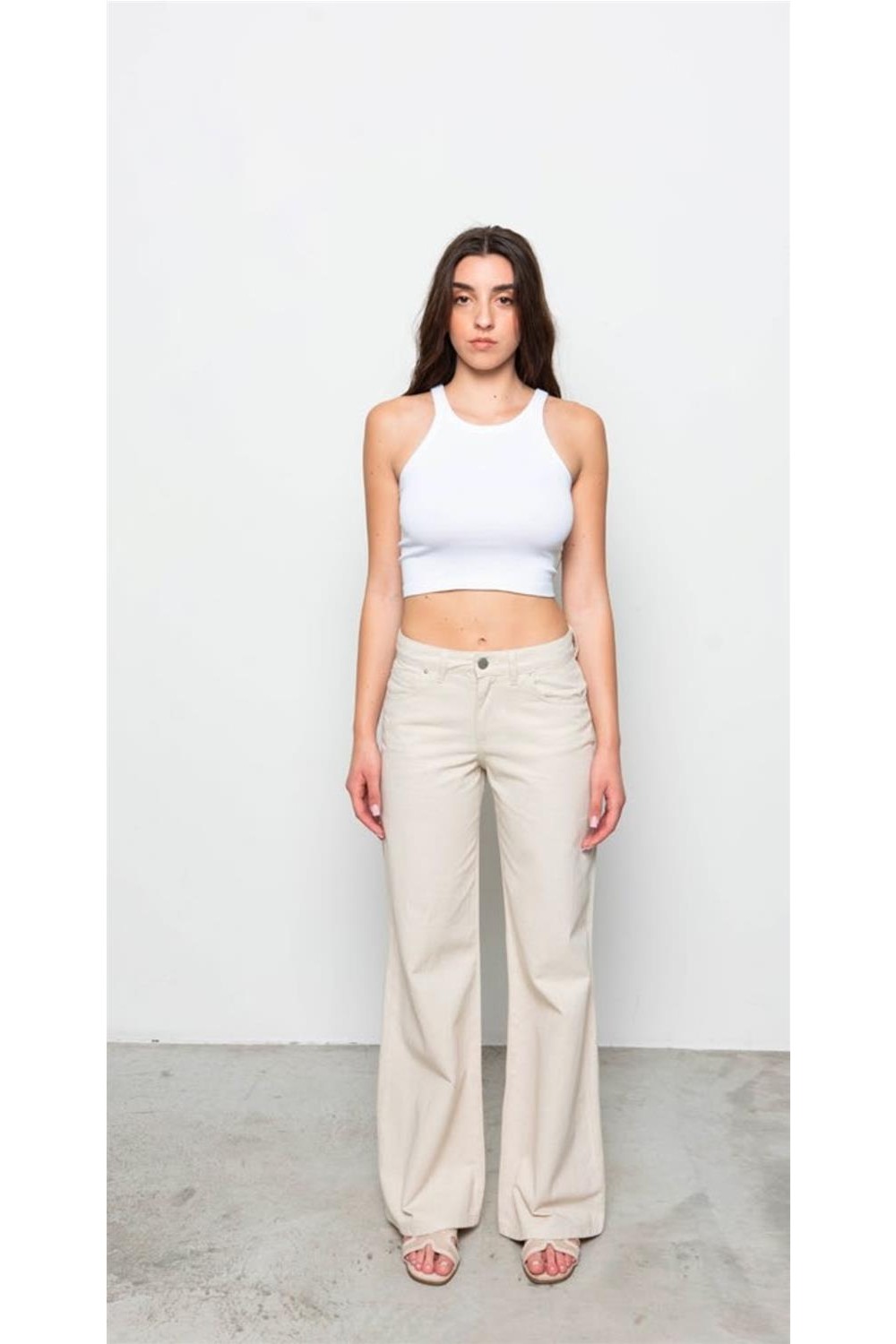 Pantalón de loneta de mujer...