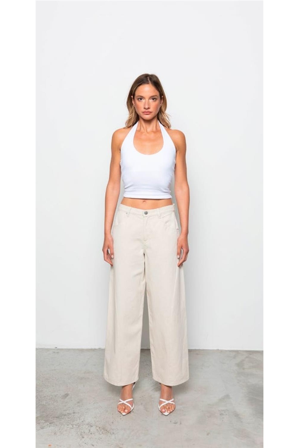 Pantalón de loneta de mujer...