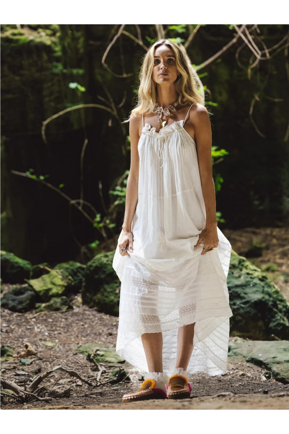 Vestido largo de mujer...