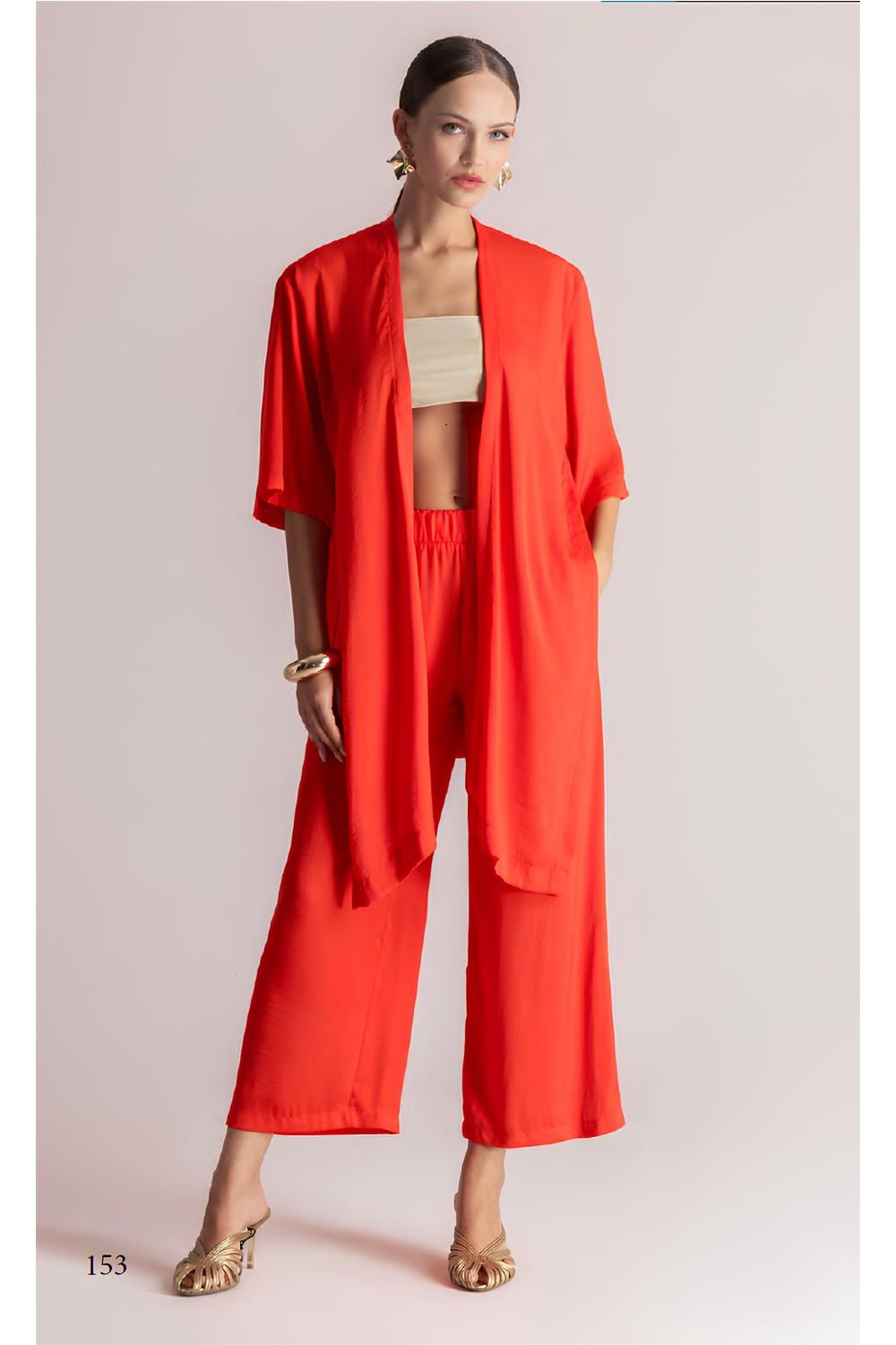 Kimono de mujer asimétrico...