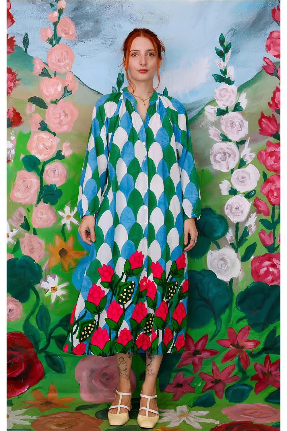 Vestido midi de mujer...