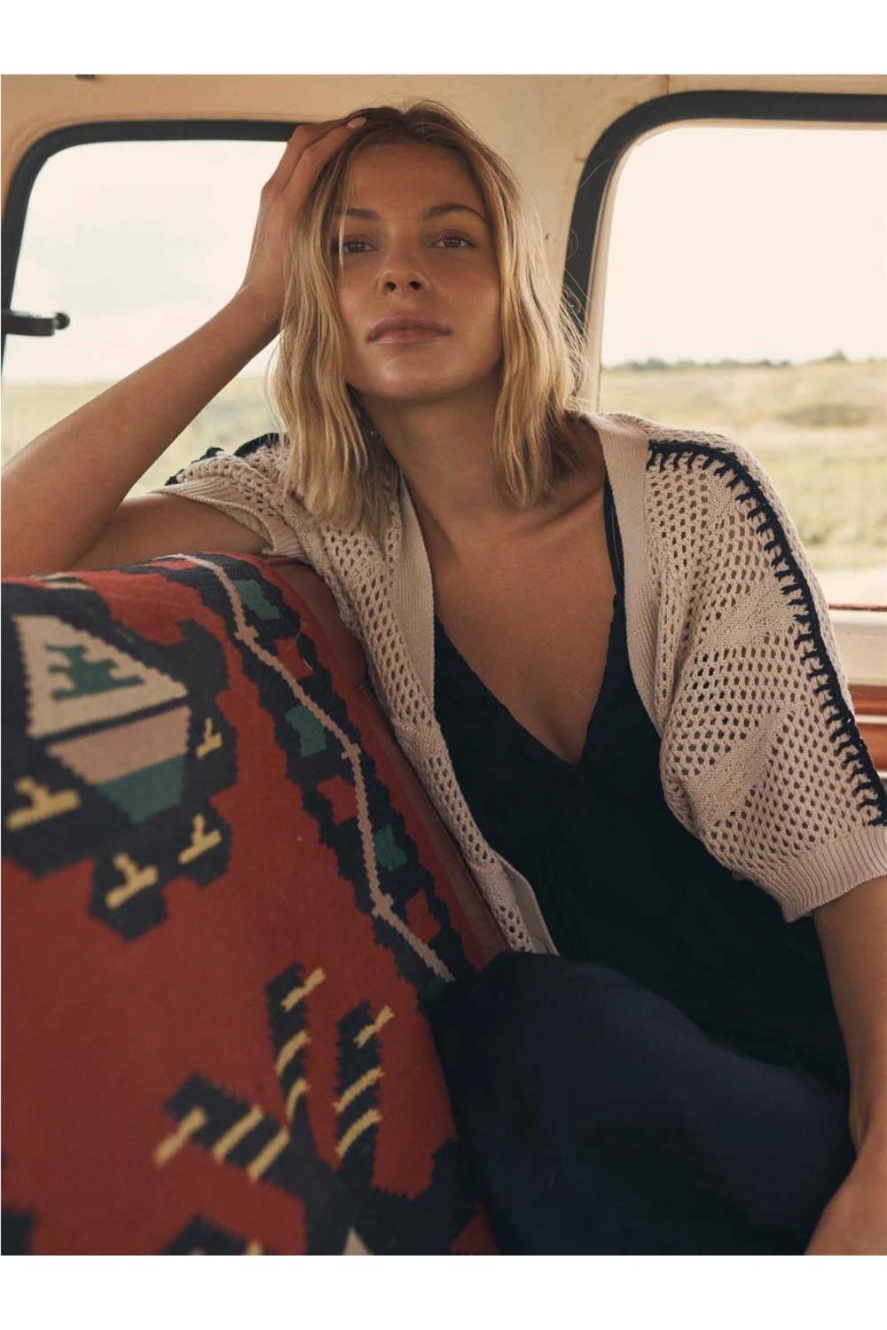 Chaqueta de punto de mujer...