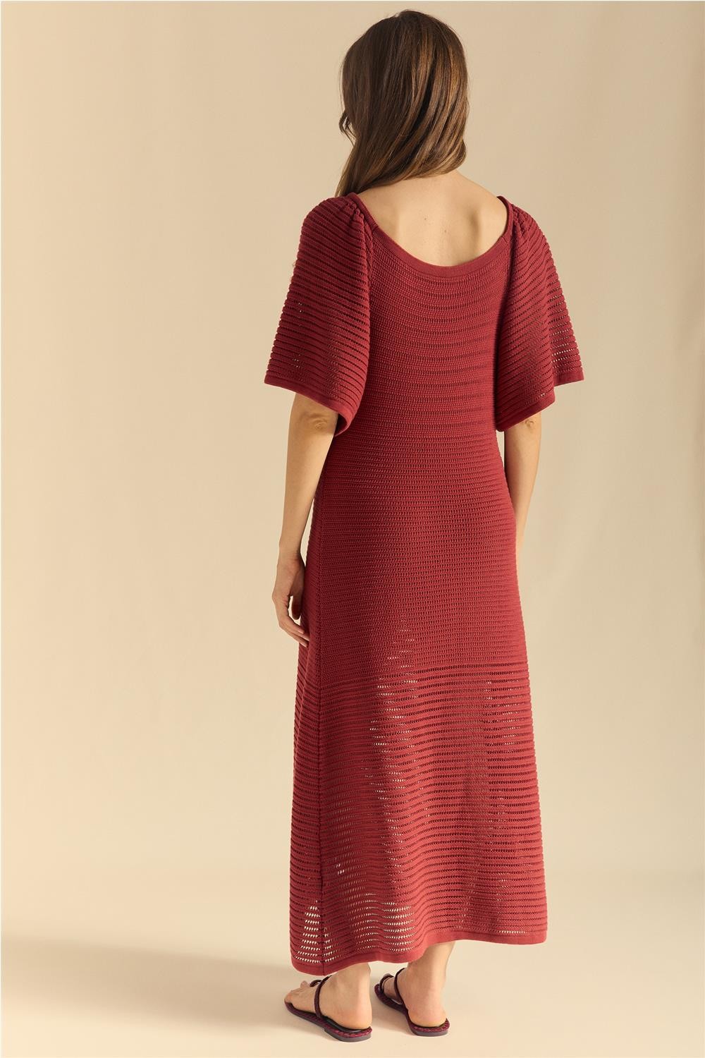 Vestido largo de punto de... 2