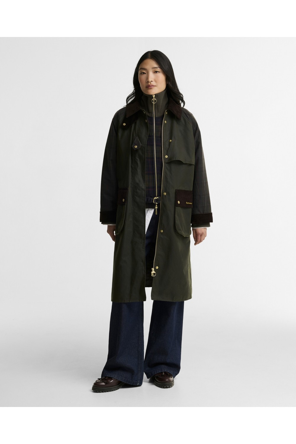 Parka larga de mujer...