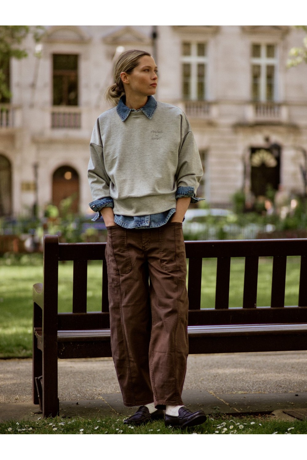 Pantalón de loneta de mujer...