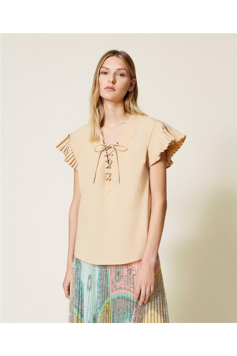 Top de mujer Twinset blanco...