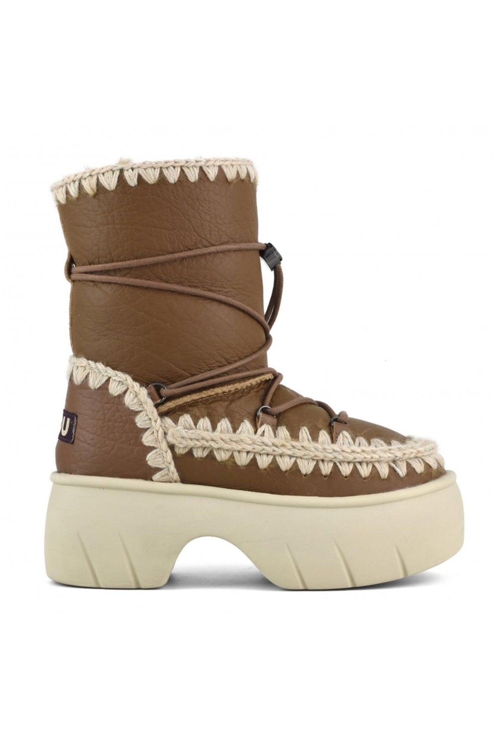 Botas altas camel mujer con tacón bajo con correa y hebilla ZS-92